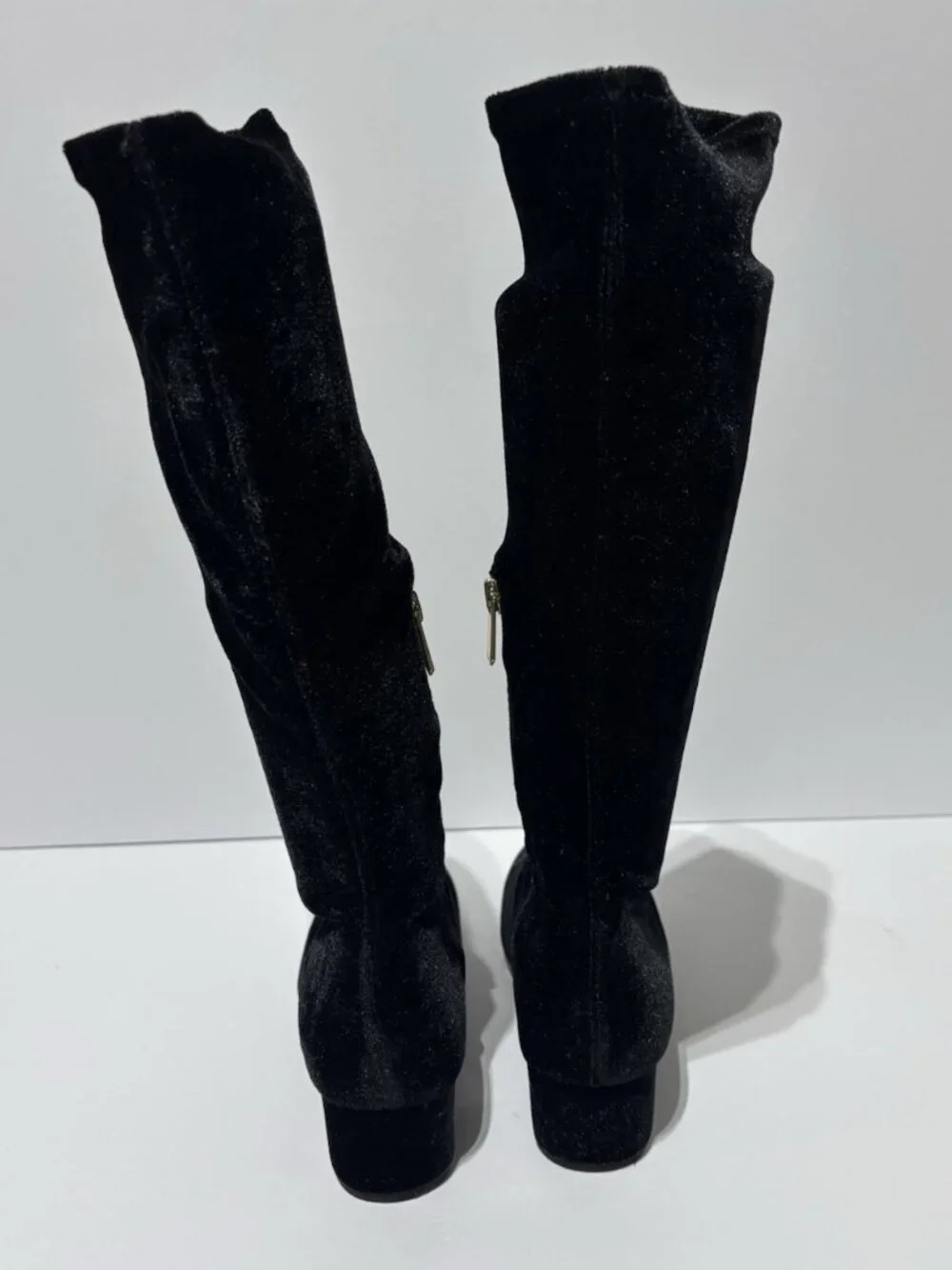 Sam Edelman Big Kids’ Tate Stretch Black Fashion Boots, Girls’ Size 3 M